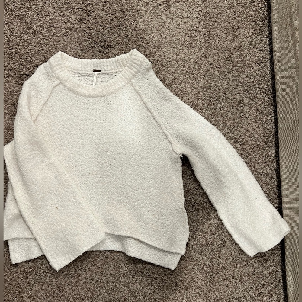 Free People Teddy Tunic Sweater Fuzzy Slouchy Oversize